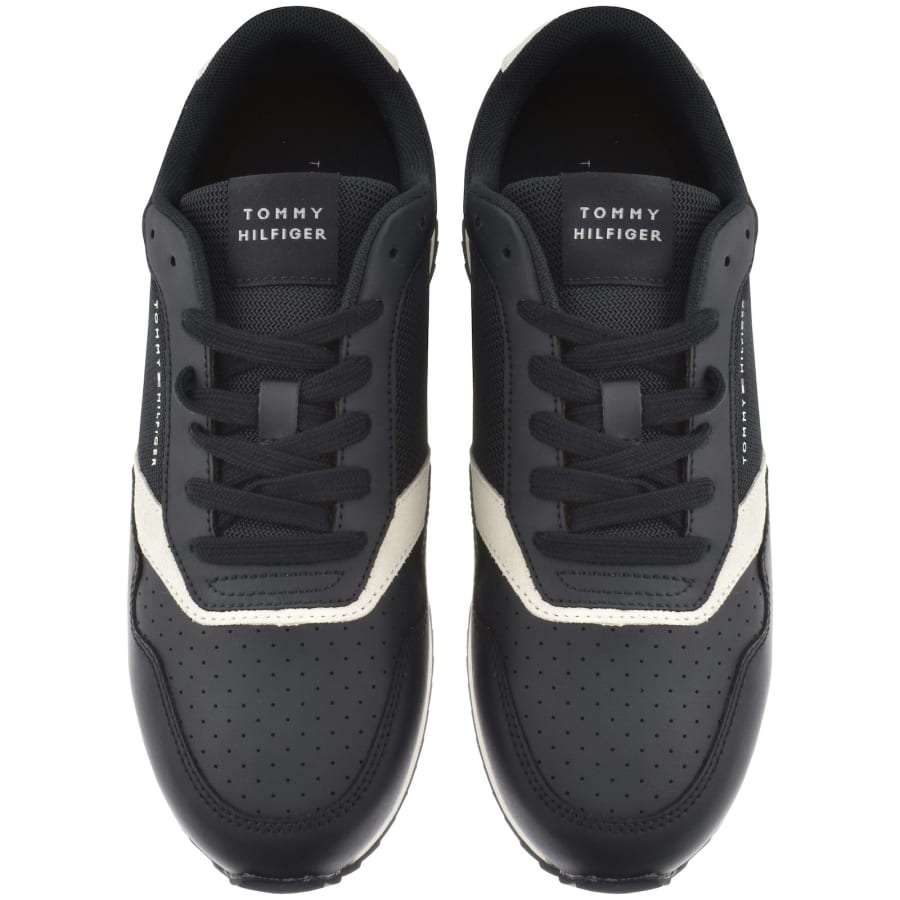 Tommy Hilfiger Runner Evo Mix Trainers Navy Mainline Menswear Canada
